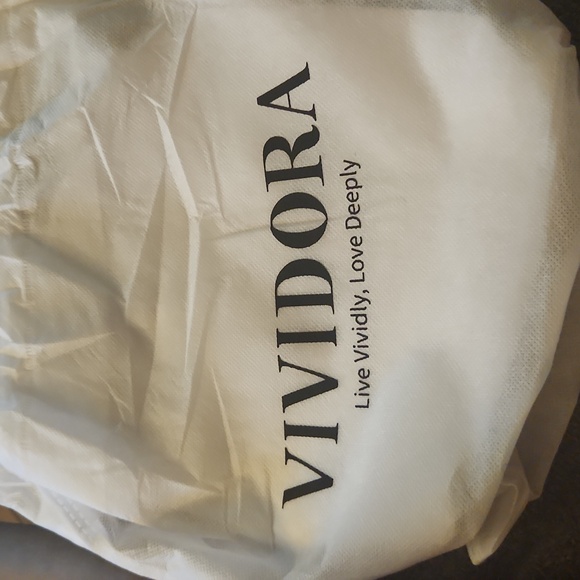 Vividora small handbag, trendy crescent shoulder bag with top handle - Picture 5 of 6